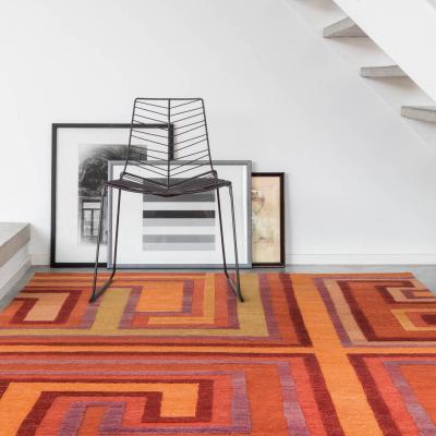 The Rug Seller Colors Love Rugs 184 001 000 in Orange by Ligne Pure
