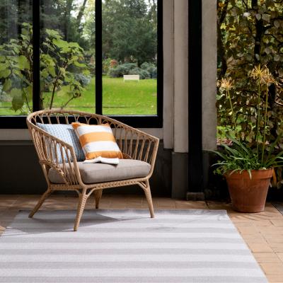 The Rug Seller Lille 480004 Indoor Outdoor Rug by Laura Ashley in Dove Grey&nbsp;140x200cm