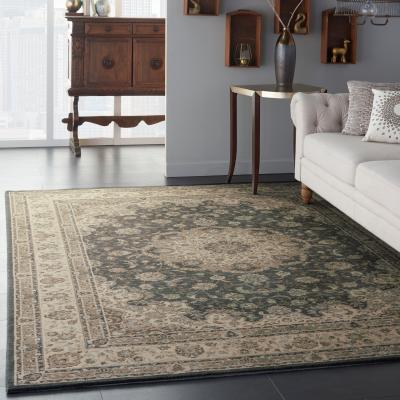 The Rug Seller Nourison LI15 in Aqua Ivory&nbsp;168x251cm