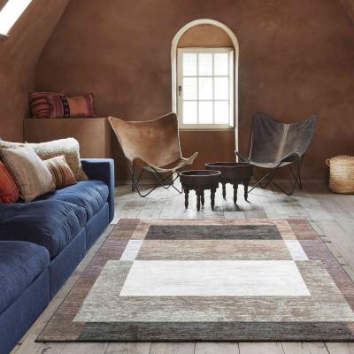 The Rug Seller Galleria Geometric Abstract 63736 5280 Rugs in Rust Orange&nbsp;133x195cm