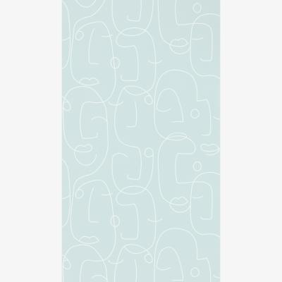 The Rug Seller Epsilon Face Wallpaper 112008 by Scion in Mist Green&nbsp;Roll