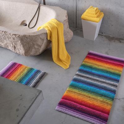 The Rug Seller Luxury Larry Striped Bath Mat by Designer Abyss & Habidecor&nbsp;70x75cm