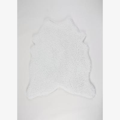 The Rug Seller Peau 100 Bath Mat in White by Designer Abyss & Habidecor&nbsp;95x110cm
