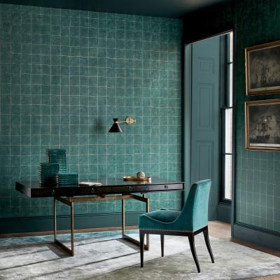 The Rug Seller Piastrella Wallpaper 312950 by Zoffany in Huntsman GreenRoll