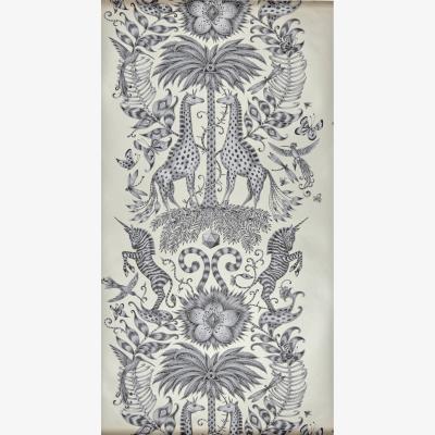 The Rug Seller Kruger Wallpaper W0102 05 by Emma J Shipley in Monochrome