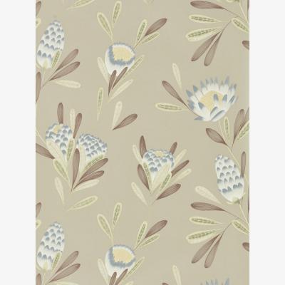 The Rug Seller Cayo Wallpaper 111772 by Harlequin in Mist Blue LindenRoll