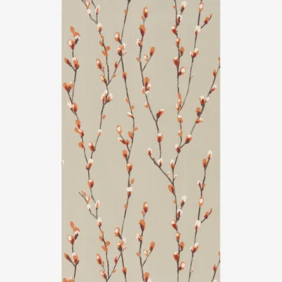 The Rug Seller Salice Wallpaper 111470 by Harlequin in Tangerine Gilver&nbsp;Roll