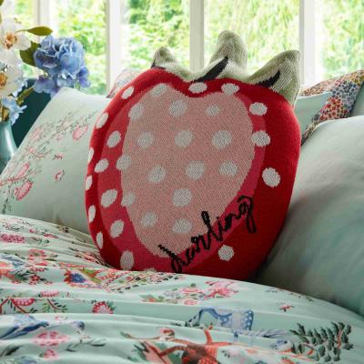 The Rug Seller Strawberry Dreams Cushion by Cath Kidston in Pink35.5x48cm