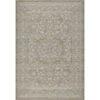 The Rug Seller San Rocco 89009 3004 Traditional Indoor Outdoor Rugs in Taupe Brown&nbsp;160x230cm