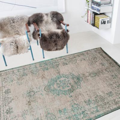 The Rug Seller Louis De Poortere Traditional Fading World Medallion Designer Rugs 8259 Jade Oyster&nbsp;230x330cm