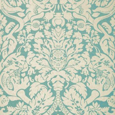 The Rug Seller Valentina Wallpaper W0088 05 by Clarke and Clarke in Mineral&nbsp;Roll