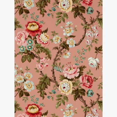 The Rug Seller Hykenham Wallpaper 217040 by Sanderson in French Rose&nbsp;Roll
