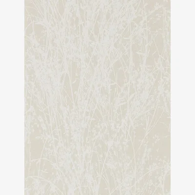 The Rug Seller Meadow Canvas Wallpaper 215695 by Sanderson in White Parchment&nbsp;Roll
