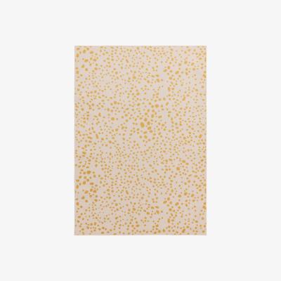 The Rug Seller Muse MU12 Abstract Spotty Woven Rugs in Yellow Cream