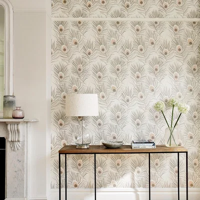 The Rug Seller Orlena Wallpaper 111880 by Harlequin in Putty Silver&nbsp;Roll