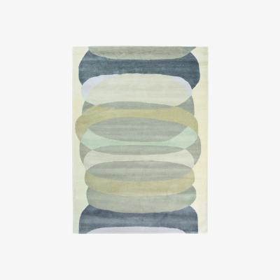 The Rug Seller Elliptic Contemporary Wool Rugs 140304 Charcoal Grey by Harlequin