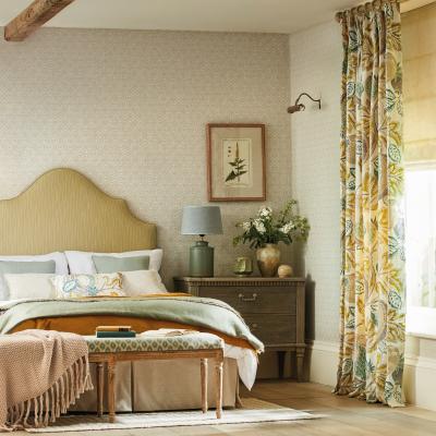 The Rug Seller Pinjara Trellis Wallpaper 216784 by Sanderson in Linen Beige&nbsp;Roll