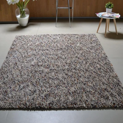 The Rug Seller Dots 170401 Shaggy Wool Designer Rugs by Brink and Campman