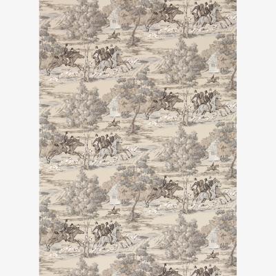 The Rug Seller Tally Ho Wallpaper 214599 by Sanderson in Pearl Grey&nbsp;Roll