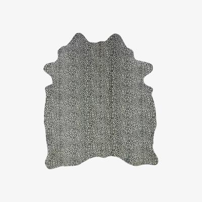 The Rug Seller Cowhide 11748 Luxury White Cheetah Dyed Hide&nbsp;300x300cm