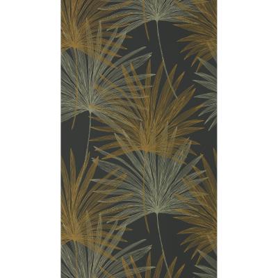 The Rug Seller Mitende Wallpaper 112227 by Harlequin in Jet Gold Yellow&nbsp;Roll