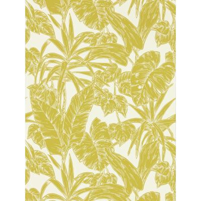 The Rug Seller Parlour Palm Wallpaper 112022 by Scion in Citrus Yellow&nbsp;Roll