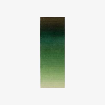 The Rug Seller Ombre Wool Runner Rugs in Green