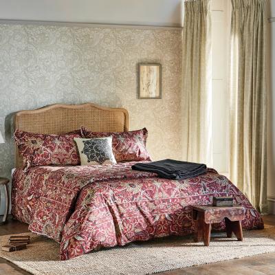 The Rug Seller Bullerswood Bedding Duvet Cover and Pillowcase By Morris & Co in Paprika&nbsp;40x40cm