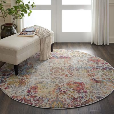 The Rug Seller Ankara Global Circular Rugs ANR06 in IVORG