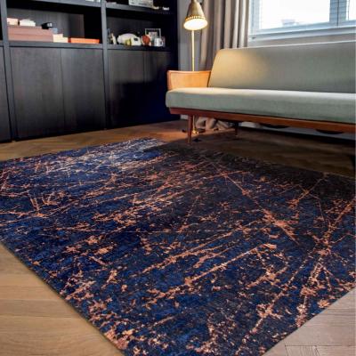 The Rug Seller Mad Men Stellar Rug 9217 in Blue Star