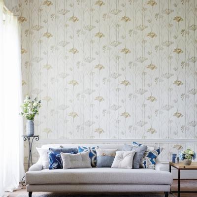 The Rug Seller Gardinum Wallpaper 110554 by Harlequin in Ivory GoldRoll