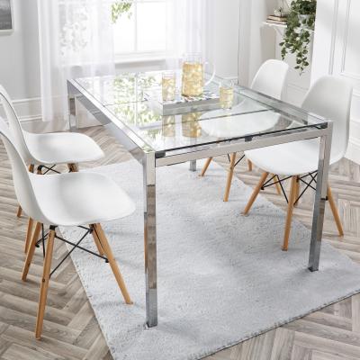 The Rug Seller Origins Washable Faux Fur Plain Rug in Grey&nbsp;160x230cm