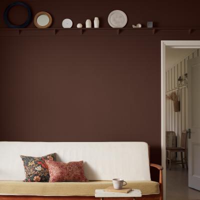 The Rug Seller Chalky Matt Paint by Morris & Co in Blackthorn5