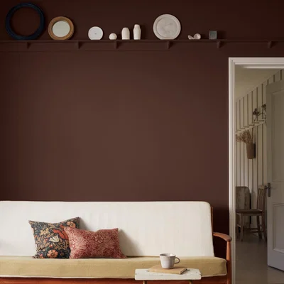 The Rug Seller Chalky Matt Paint by Morris & Co in Blackthorn5