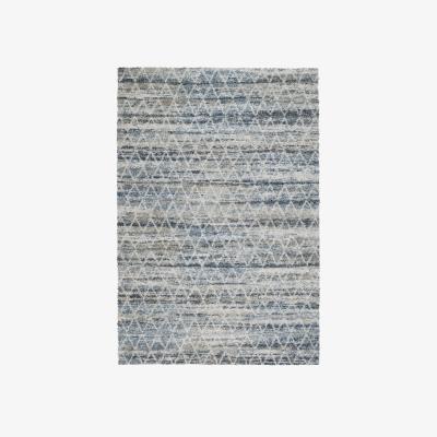 The Rug Seller Mehari Modern Geometric Rugs 23311 6696 in Blue
