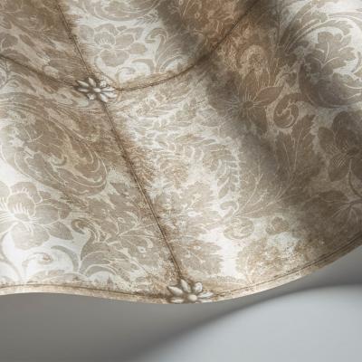 The Rug Seller Kings Argent Wallpaper 4008 by Cole & Son in Taupe BrownRoll