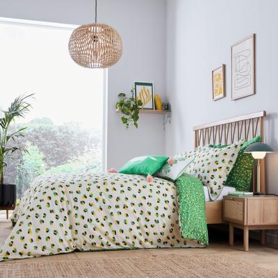 The Rug Seller Leopard Dot Bedding by Scion in Mint Leaf Green220x230cm