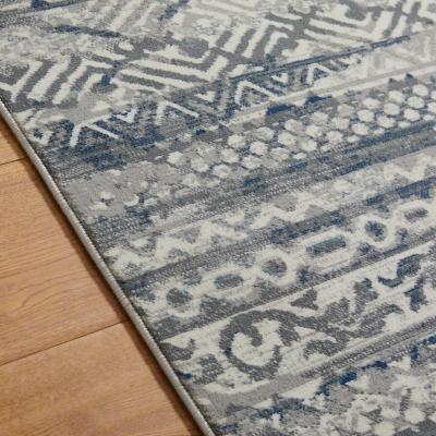 The Rug Seller Kendra 7153H Traditional Abstract Rug in Grey200x285cm