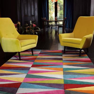 The Rug Seller Funk Triangles Multi Coloured Rugs&nbsp;170x240cm
