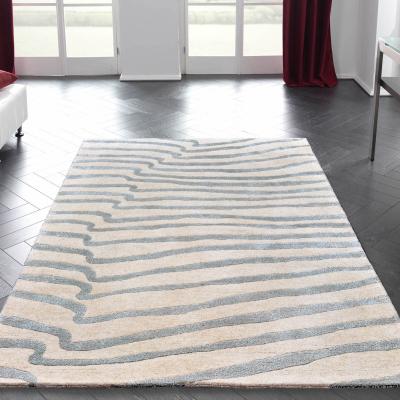 The Rug Seller Impression Rugs 705 in Cream and Grey