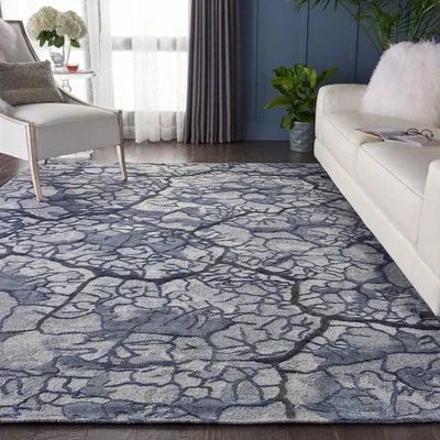 The Rug Seller Divine Rugs DIV02 in Misty blue by Nourison168x226cm
