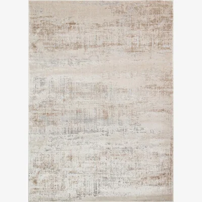 The Rug Seller Luzon Abstract Rugs By Concept Loom LUZ809 in Ivory Taupe