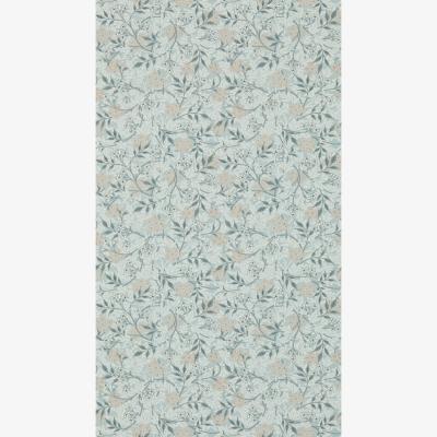 The Rug Seller Jasmine Wallpaper 214726 by Morris & Co in Silver Charcoal Grey&nbsp;Roll