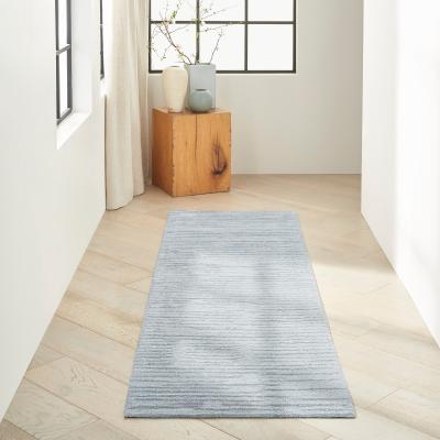 The Rug Seller Calvin Klein Linear CK010 LNR01 Runner Rugs in Light Blue&nbsp;69x244cm