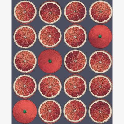 The Rug Seller Arance Wallpaper 24046 by Cole & Son in Blood Orange Ink Blue&nbsp;Roll