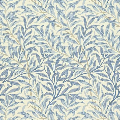 The Rug Seller Willow Boughs Wallpaper 216481 by Morris & Co in BlueRoll