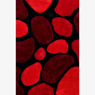 The Rug Seller Stepping Stones Rugs in Red&nbsp;80x150cm