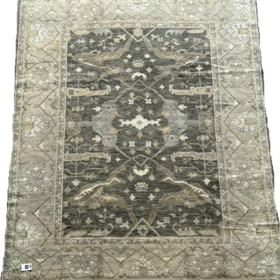 The Rug Seller Oushak 64 Traditional Hand Knotted Wool Rug in Beige255x307cm