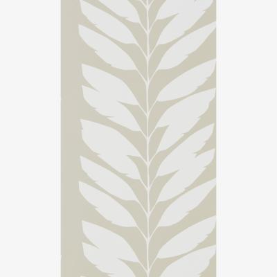 The Rug Seller Malva Leaf Wallpaper 111312 by Scion in Parchment Grey&nbsp;Roll