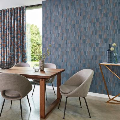 The Rug Seller Echo Wallpaper 111679 by Harlequin in Ink Copper BrownRoll